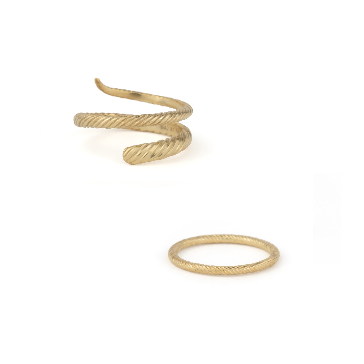 Banyan Balance Ring Stack, product photography where material quality speaks without copy