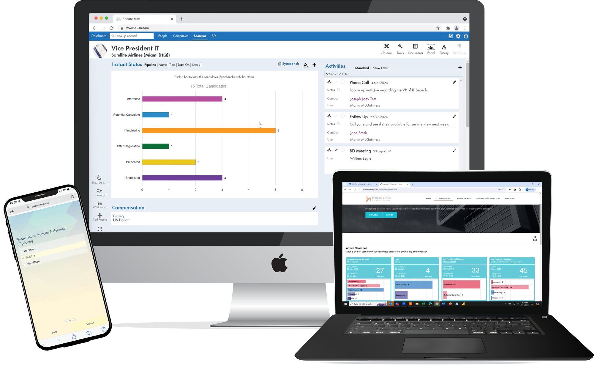 Encore Max across desktop, laptop, and mobile